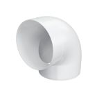 Повороты и колена пластиковых воздуховодов