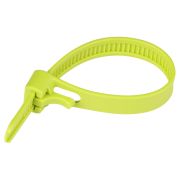 Стяжка многоразовая нейлоновая PRM 7,5х300мм зеленая (50 шт.)