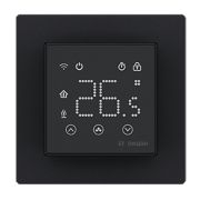 Терморегулятор с комбинацией датчиков Ридан Clever с Wi-Fi черный 16А