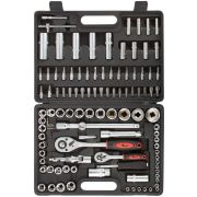 Набор инструмента автомобильный 108 шт CrV 1/2''+1/4''