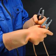 Перчатки латексные диэлектрические (р.4) (АЗРИ) (с протоколом испытаний)