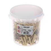 Дюбель-гвоздь 6х40 потайной бортик, нейлон (150шт)