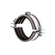 Хомут вентиляционный MAYER 160 - с резиновым профилем, М8. боковой винт 6x22