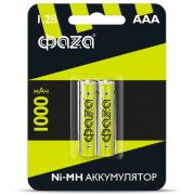 Элемент питания аккумуляторный AAA 1000мАч Ni-MH