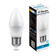 Лампа светодиодная LED 9вт Е27 дневной матовая свеча