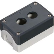 Пост кнопочный SALD02, 2 отверстия, серый