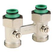 Узел нижнего подключения с шаровым затвором прямой 3/4'х3/4'