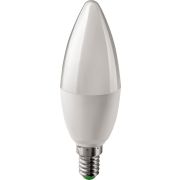 Лампа светодиодная LED 10вт E14 белый матовая свеча PROMO