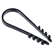 Дюбель-хомут 19-25мм для круглого кабеля нейлон черный (25шт/упак) IEK