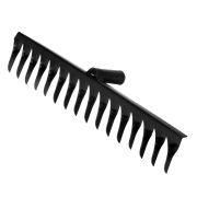 Грабли стальные, 16 витых зубьев, без черенка