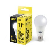 Лампа светодиодная A60 груша 11Вт 230В 3000К E27 IEK