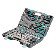 Набор инструментов, 1/2, 1/4, CrV, пластиковый кейс 76 предметов