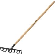 Грабли садовые 360х80х1300 мм, 12 прямых зубьев, с