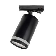 Светильник светодиодный трековый на шинопровод ДПО GX10 PTR 38 GU10 BL 230 В IP20 без лампы черный корпус