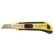 Нож строительно-монтажный серии KMU с сегментированным лезвием (5 дополнительных) 18 мм желтый/черный