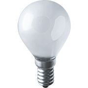 Лампа накаливания декоративная ДШ 60вт Р45 230в Е14 матовая (шар)
