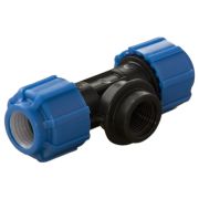 Тройник ПНД компрессионный ВР 20x3/4'x20