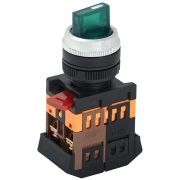 Переключатель ANC-22-2 с фиксацией 2 позиции I-O зеленая неоновая ручка