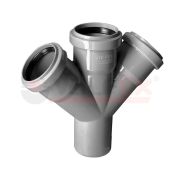 Крестовина 110х50 45 градусов, канализационная