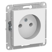 Розетка ATLASDESIGN без заземления 16А механизм белый