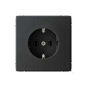 ARTGALLERY розетка с заземлением, 16А, механизм, карбон