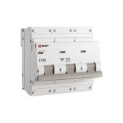 Выключатель автоматический трехполюсный 125А C ВА47-100 10кА PROxima