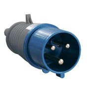 Вилка кабельная 32А 2Р+E IР44 переносная 250В 023