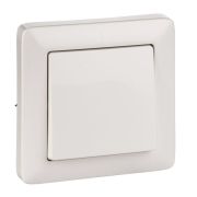 ХИТ Выключатель одноклавишный скрытый 250В 6А белый