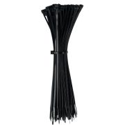 Хомут 200х3.6мм нейлон черный (100шт)