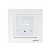 Терморегулятор для теплого пола ДЕВИ Classy программируемый c Wi-Fi, с датчиком пола, белый, 16А