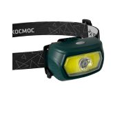 Фонарь налобный аккум/3Вт+5ВтCOB/кол. линза/съемн Li-ion18650 1200mAh/USBшн typeC