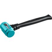 Кувалда цельностальная, 3 кг, 360 мм с удлинённой обрезиненной рукояткой