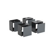 Комплект угловых элементов с пластиковыми заглушками, В =100 мм, 1 кмп = 4 шт.