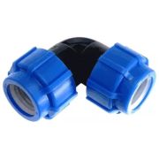 Отвод ПНД компрессионный 90 град 25 мм